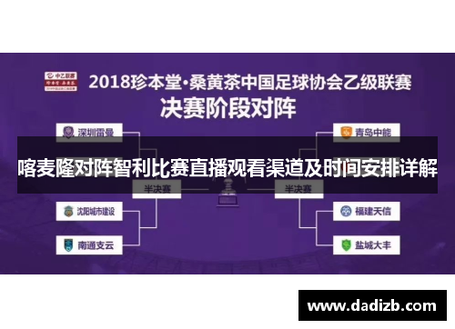 喀麦隆对阵智利比赛直播观看渠道及时间安排详解