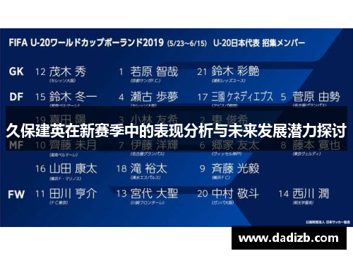 久保建英在新赛季中的表现分析与未来发展潜力探讨
